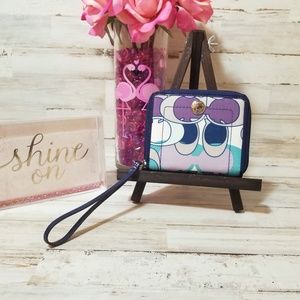 Coach Zip Around Wallet Wristlet